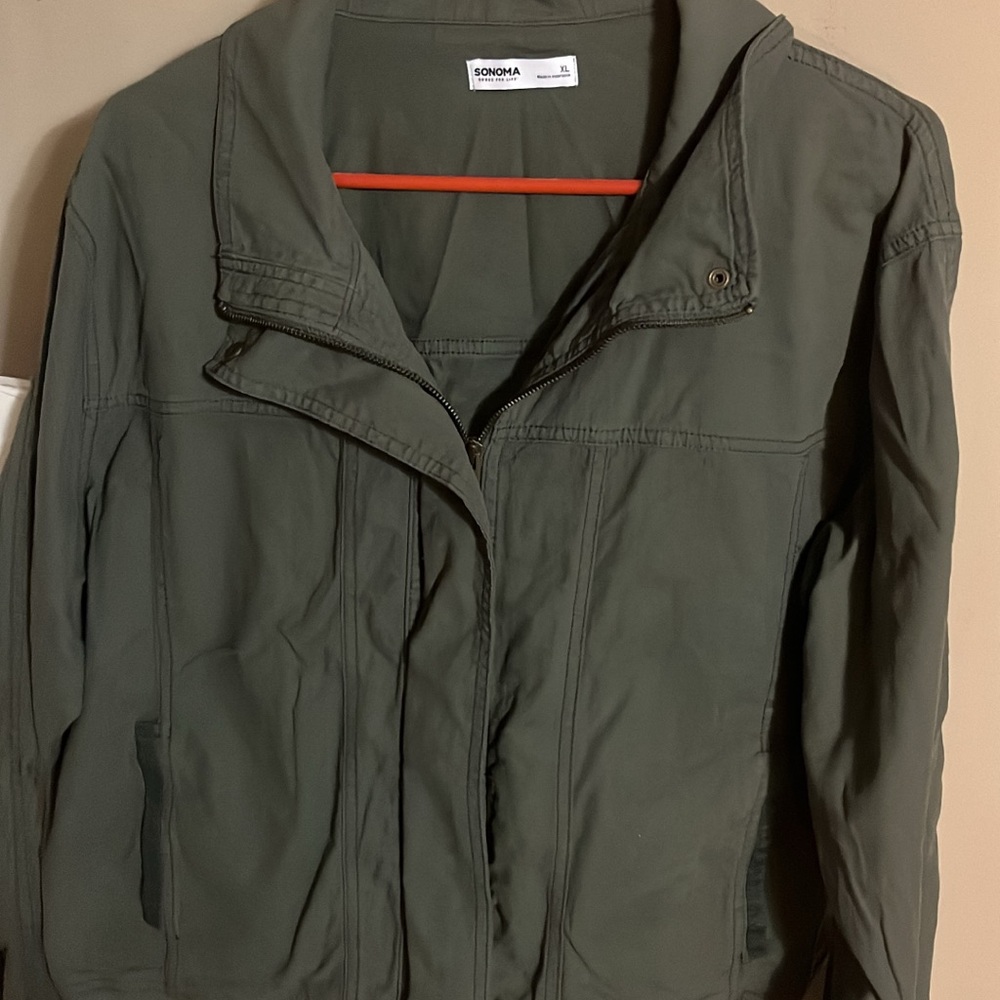 Sonoma Women's Khaki Utility Jacket